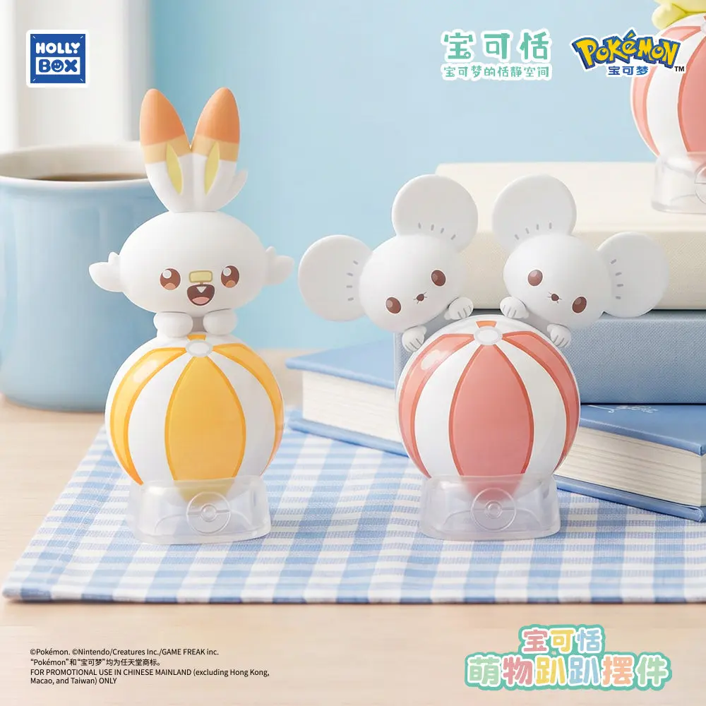Hollybox Pokemon Blind Box Figure Pikachu Pvc Ornament For Car Dashboard Phone Stand Desktop Decoration - view 4