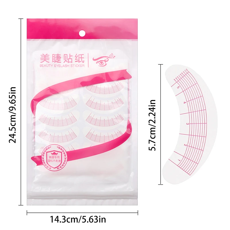 NEW 70 Pairs Eyelash Mapping Stickers Under Eye Positioning Tips Patch For Lashes Extension Practice Eye Pads