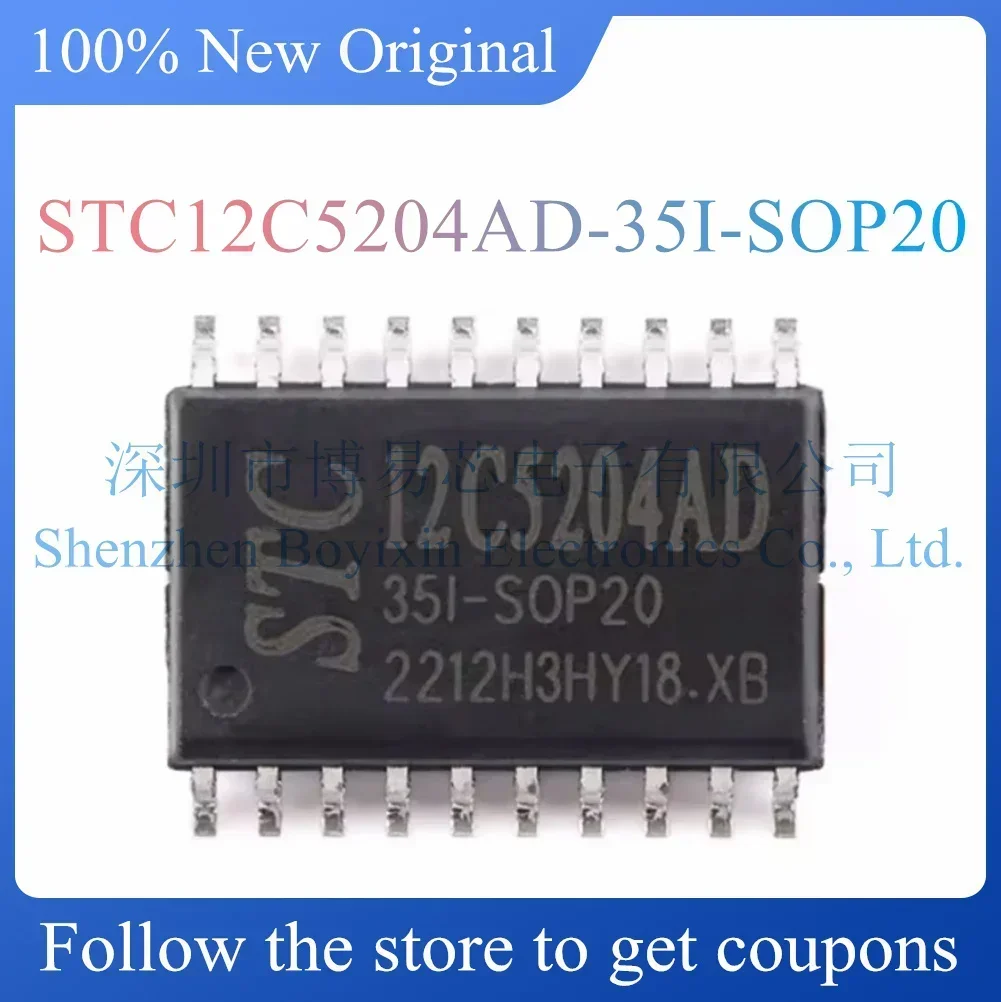 

NEW STC12C5204AD-35I-SOP20 Original Product