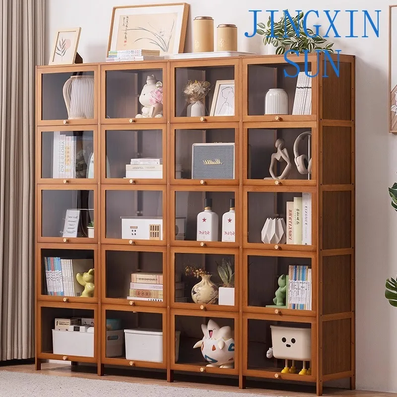 Simple bookshelf Floor-to-ceiling bookcase Children's reading area Picture book shelf Wall shelf