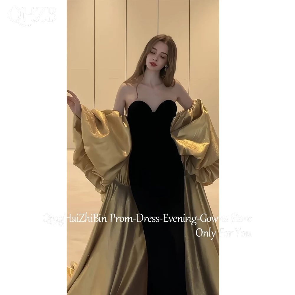 Customized Elegant Long Evening Dresses for Special Occasions Floor-Length Sweep Train Women Gala Party Celebrity Dress 2025