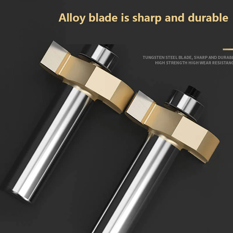 Tideway Woodworking Router Bits Ball T-Cutter Slotting Grooving Tool Splitting Trimming Slot Milling Cutters