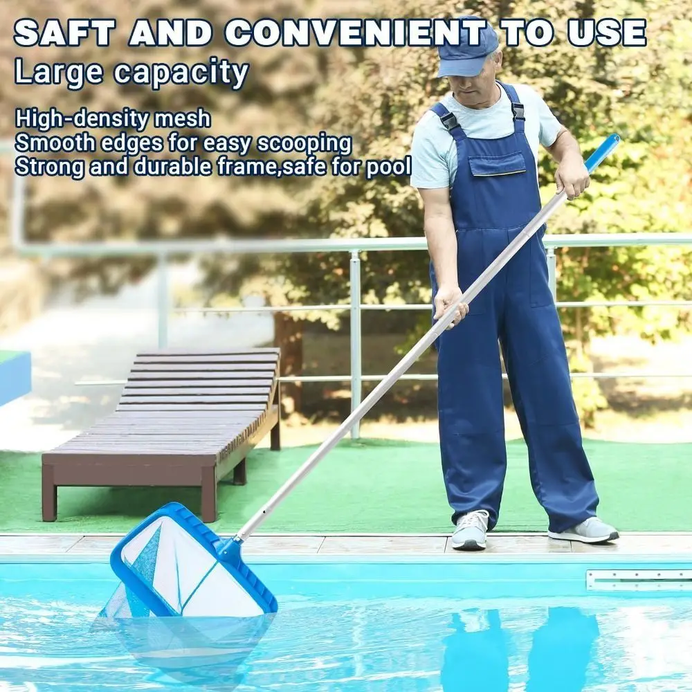 larger-capacity-pool-skimmer-fine-mesh-deep-rake-pool-net-without-pole-with-reinforced-frame-high-efficiency-leaf-skimmer-net