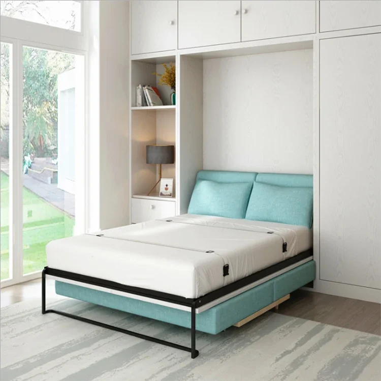

-Murphy Wall Bed Hotel Wooden Furnitures MFC/MDF