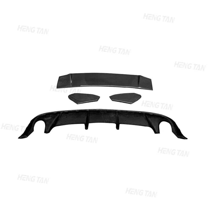 Carbon Fiber For Volkswagen VW Golf 6 VI MK6 GTI 2009-2013 Car Rear Bumper Lip Diffuser Spoiler Parts Upgrade Body kit