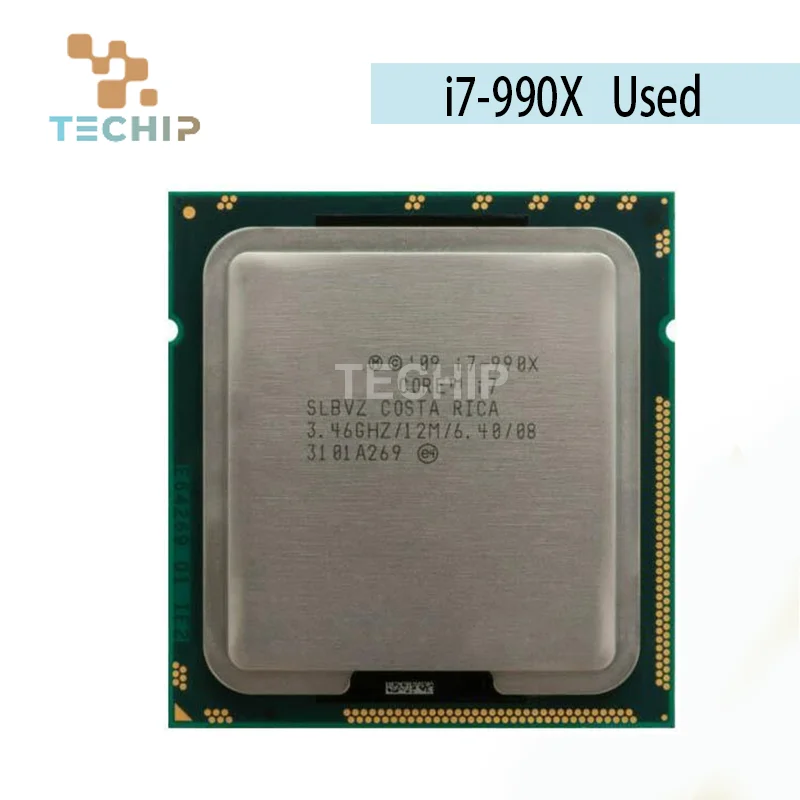 100% Original i7-990X CPU Processor Extreme Edition i7 990X 3.46GHZ 6-Core 12M Cache LGA1366 CPU 130W