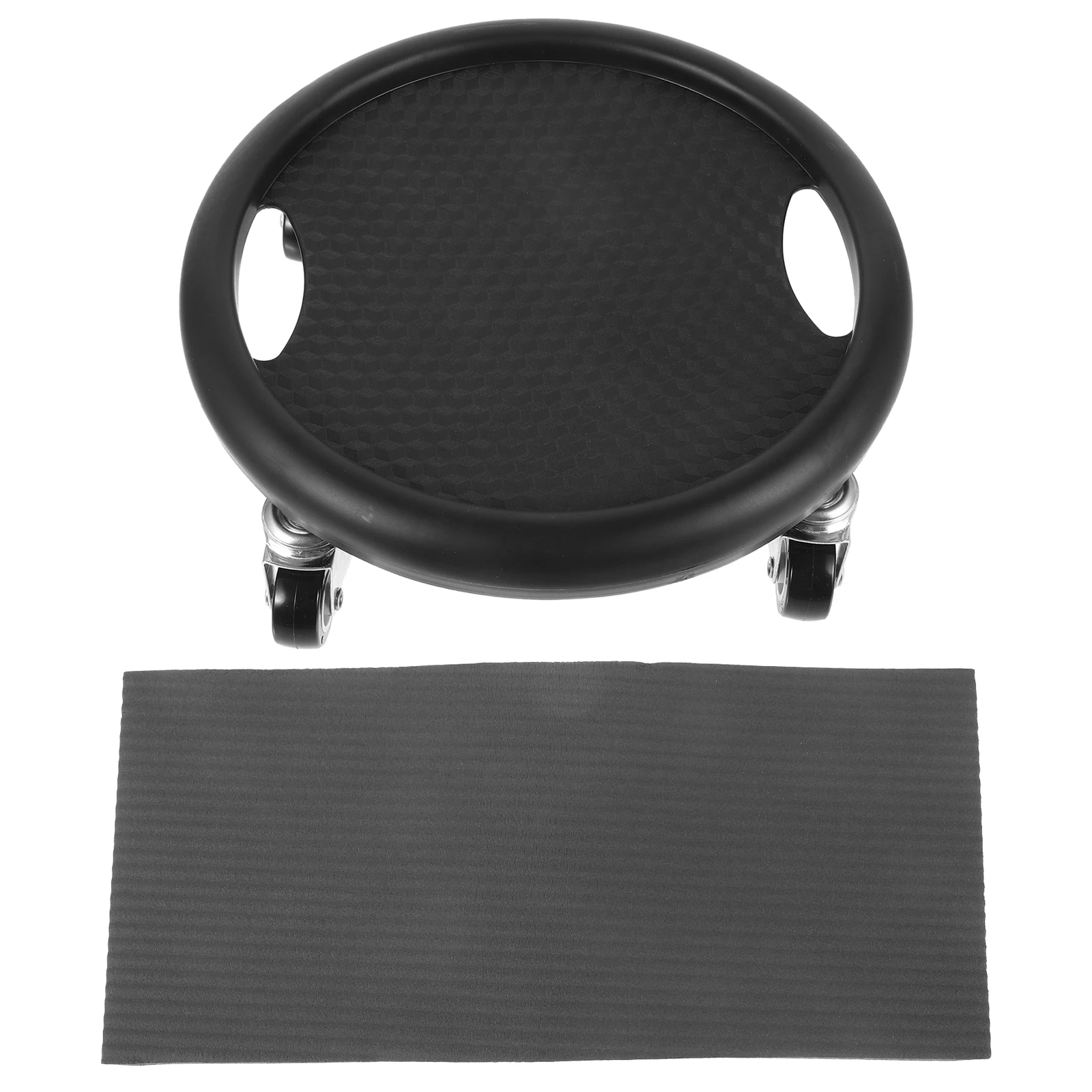 

Fitness Sliding Plate Black Random Kneeling Pad Abdominal Trainer Roller Disc Workout Sliders Multifunctional Silent Design