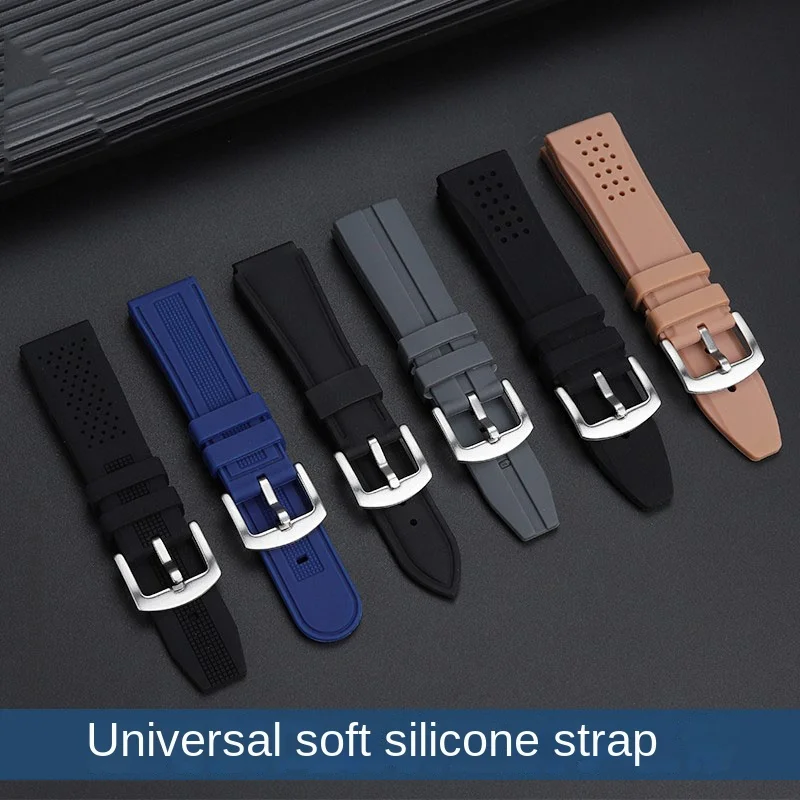 

Silicone watch strap with men's 22mm24mm waterproof watch chain suitable for Casio/Seiko series watches of various brands