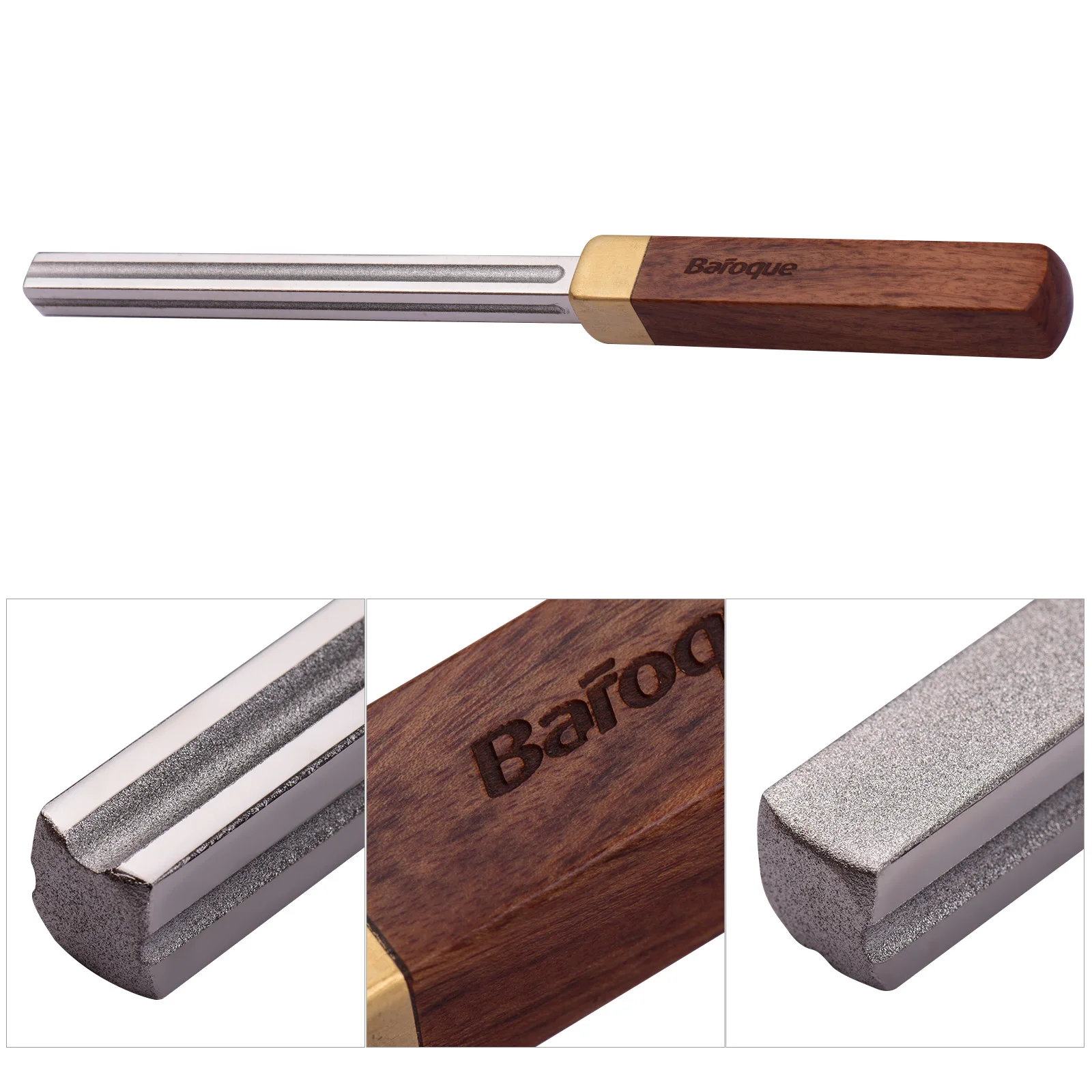 Barock CD-20 quadratische Gitarre Bund Dressing Metall feile 3 Carbo rundum Slots Holz gitarre Reparatur Wartungs werkzeug Gitarrenbauer Werkzeug