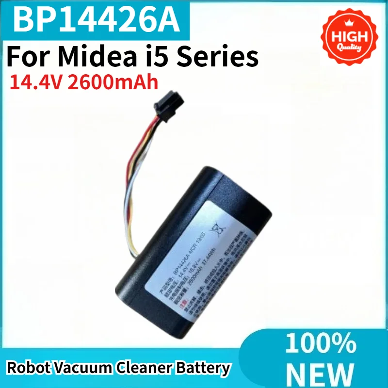BP14426A Battery 14.4V 2600mAh for Midea i5 Series Robot Vacuum Cleaner Rechargeable Li-ion Battery Pack