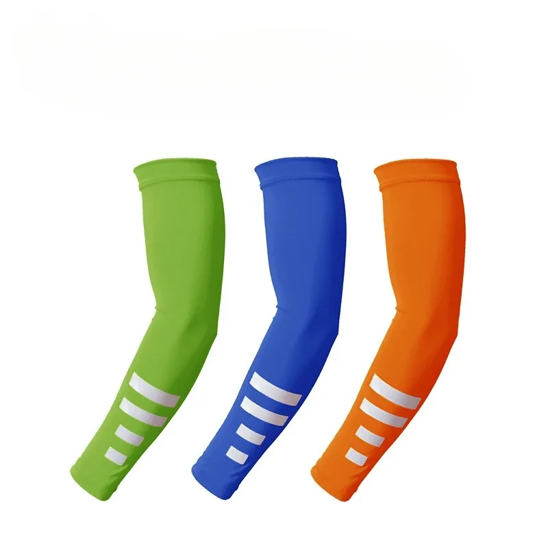 UV Reflective Ice Silk Cycling Arm Protection Sunscreen Cool Sun Protection Arm Cuff Quick-Drying Breathable Arm Guard for Sport