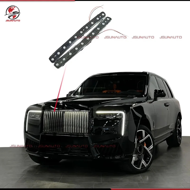 

New Arrival For RR Cullinan Upgrade Front Grill LED Lights Part For Ghost Phantom Mesh Lamp Light Tuning Part