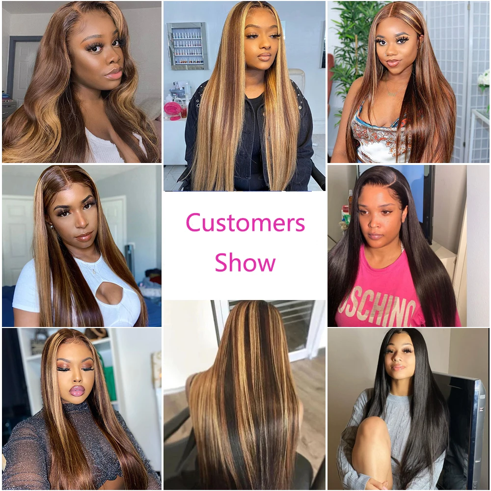 Bone Straight Super Double Drawn Hair Bundles 1 PCS 15A Virgin Unprocessed Human Hair Bundles p4/27 Color 100% Human Hair