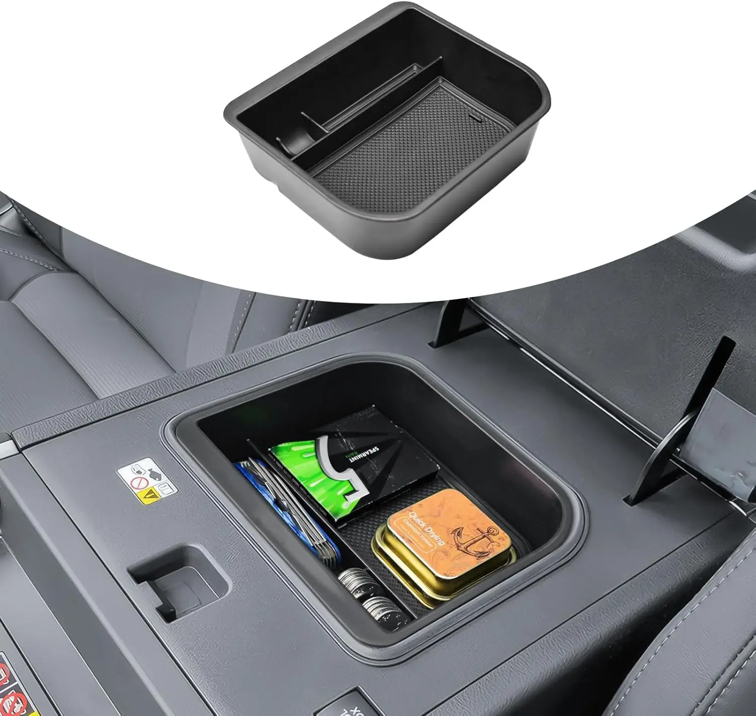

Kptidy Cool Box Console Organizer Tray for Toyota Land Cruiser Prado 250 / Lexus GX550 2024 2025 Accessories Armrest Box Storage