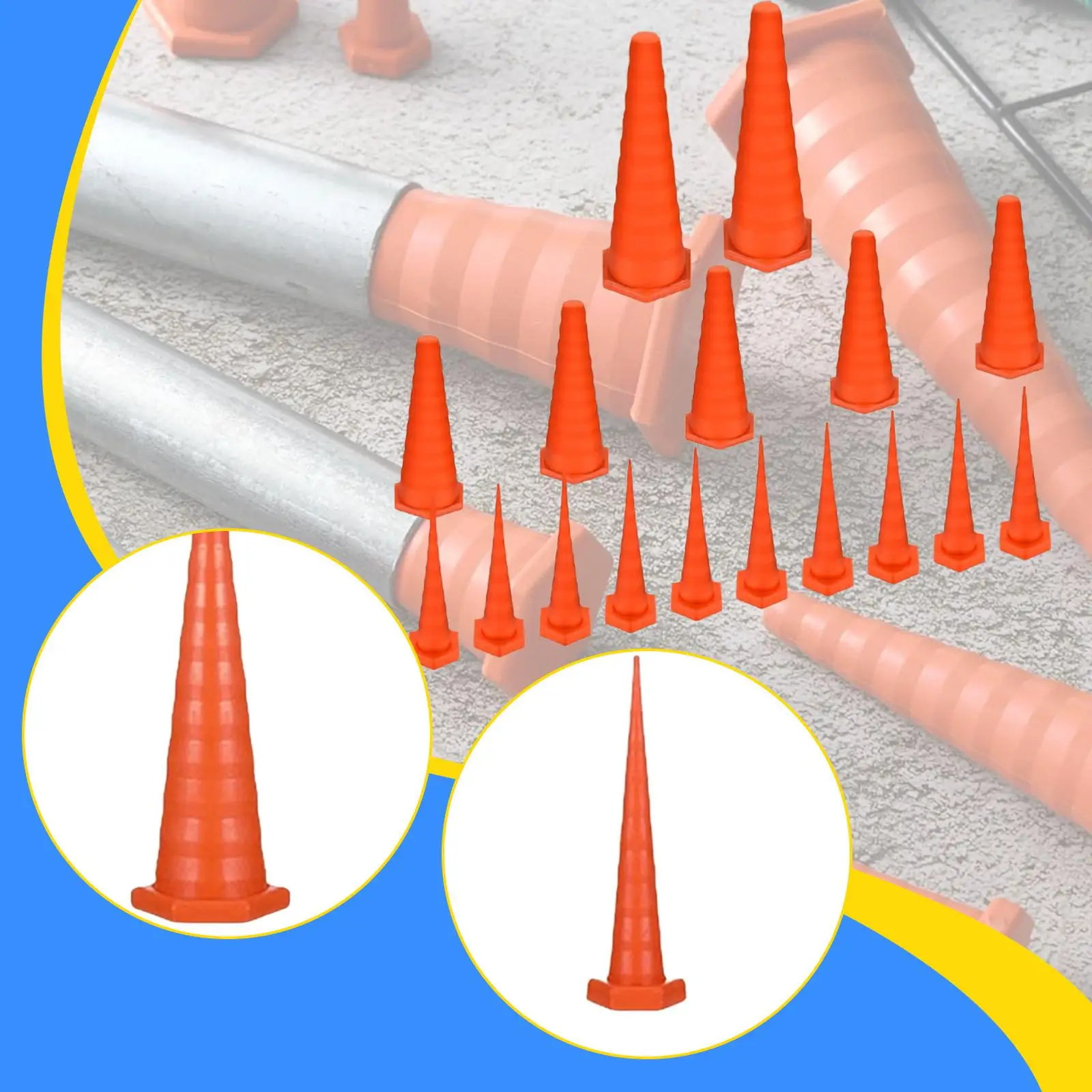 

17Pcs Hydraulic Oil Service Plugs Anti Drip for Oil Pipe Leakage Joints Irrigation Fittings Plugging Mechanical