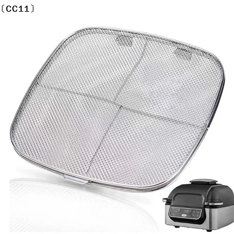 Stainless Steel Splatter Shield For AG301 Reusable 5-in-1 Indoor Grill Accessories Stainless Steel Splatter Screen For〔CC11〕