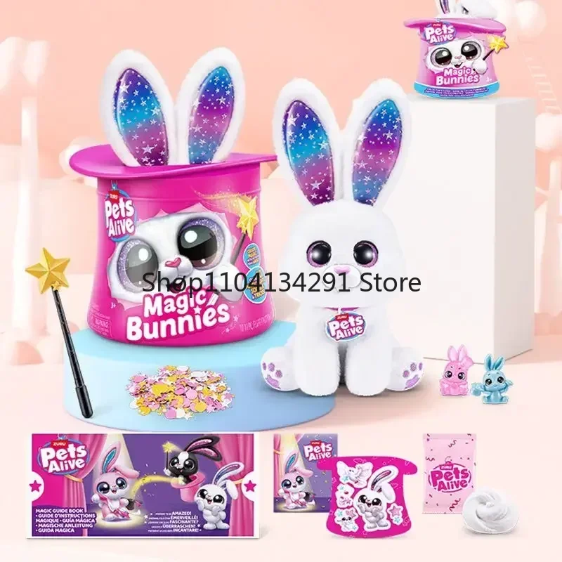 

Новые мини-бренды Zuru Pets Alive Magic Bunnies, мини-бренды, радужные рога, фигурки, милые куклы, подарок на день рождения для детей по индивидуальному заказу