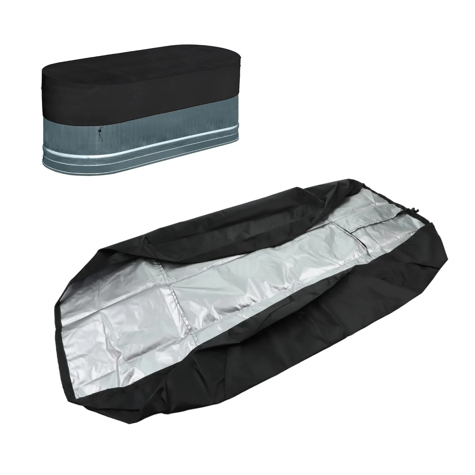 Cold Plunge Tub Protection Heavy-duty Cover Cold Plunge Tub Cover Effective Wind Resistance Heavy-Duty Material