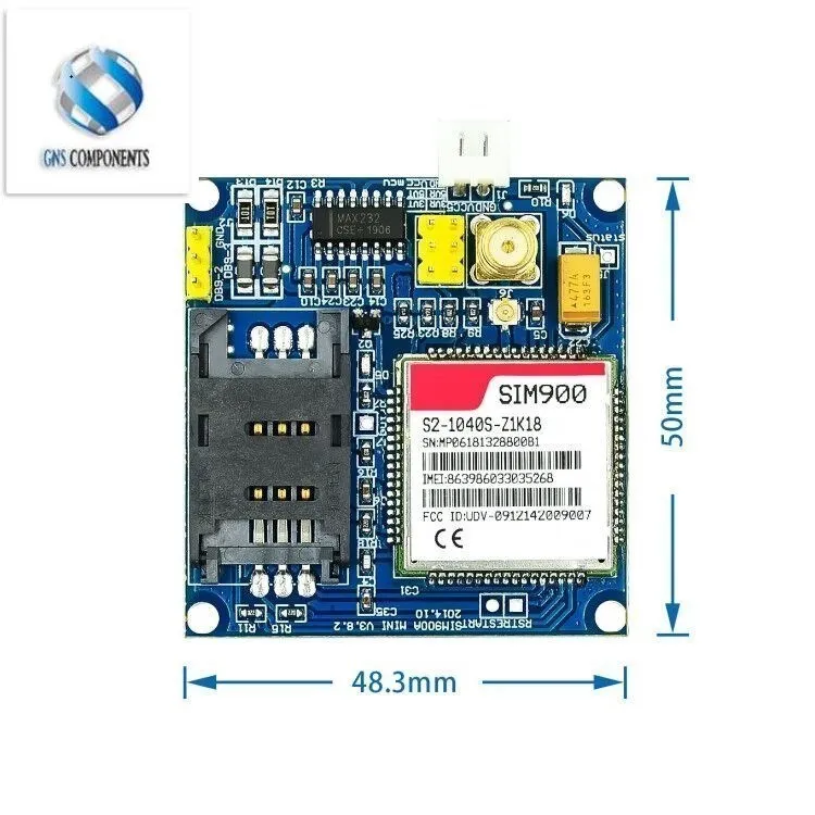 SIM900A sim900 V4.0 Kit Wireless Extension Module GSM GPRS Board Antenna Tested Worldwide Store for arduino