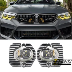 Yellow DRL For 2018 2019 BMW 5 series G30 530i G32 GT F90 M5 DRL Adaptive LED Headlight Angel Eyes Daytime Running lights