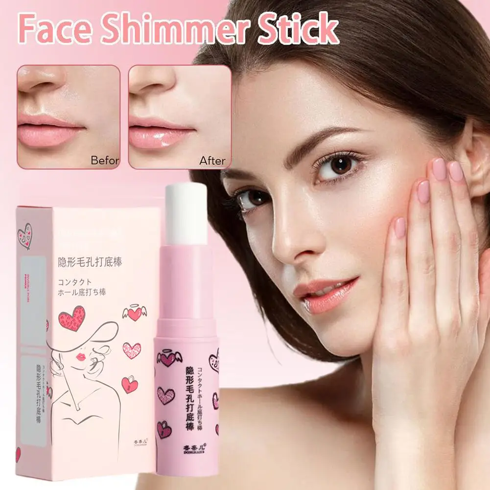 Pore Minimizing Primer Concealer Stick 8g Hydrating Brightening Oil Control Easy Makeup Base Balm Portable For Women & Men 2026