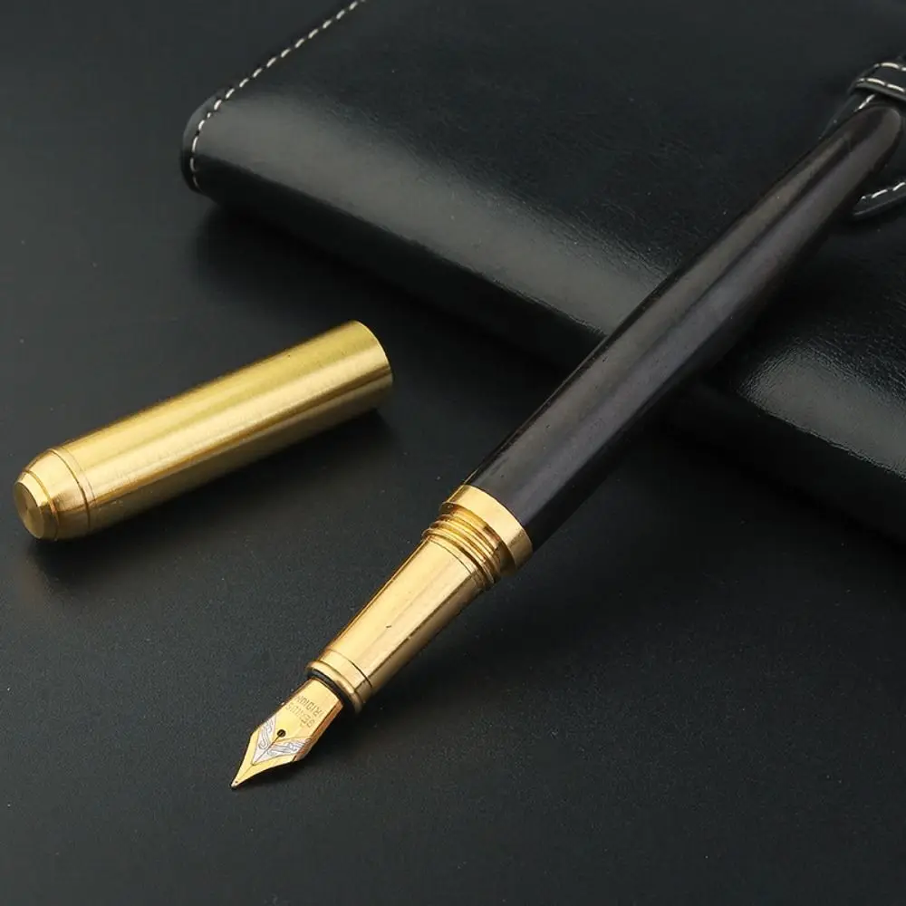 

High-end Busines Wood Fountain Pen Exquisite Smooth Writing Calligraphy Fountain Pen Luxury 0.7mm Business Signature Pen