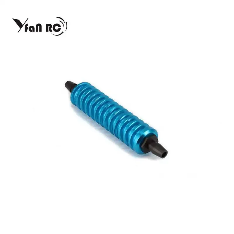 Yfan Alloy Aluminum Nitro exhaust gas/fuel/back pressure cooler 1/10 1/8 RC Nitro Hobby Model Car Upgraded Hop-up rc Parts HSP