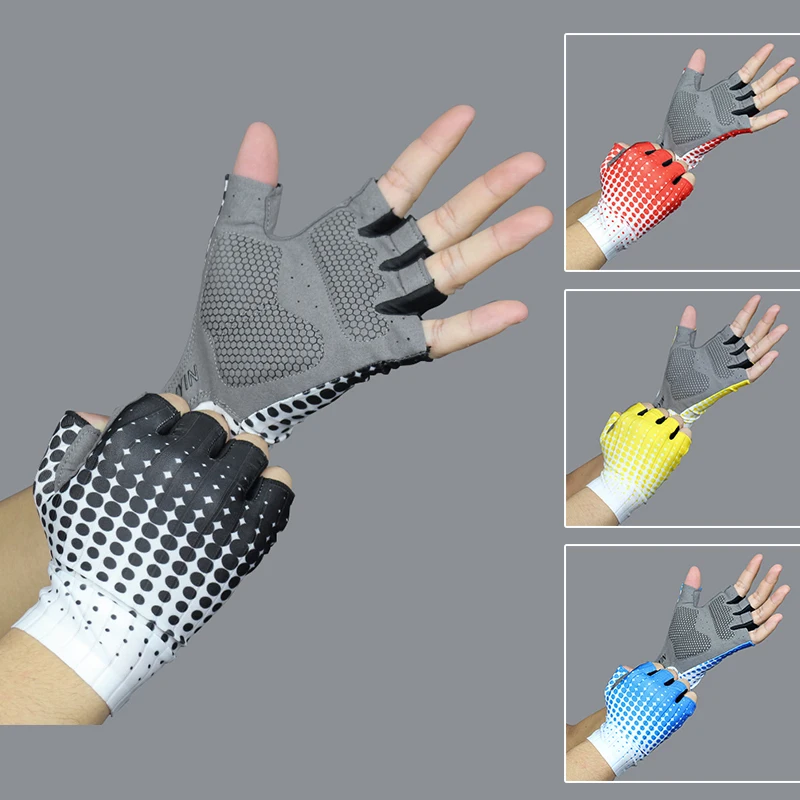 

Men Women Dot Cycling Gloves Sports Aero Bike Gloves Luvas Guantes Ciclismo