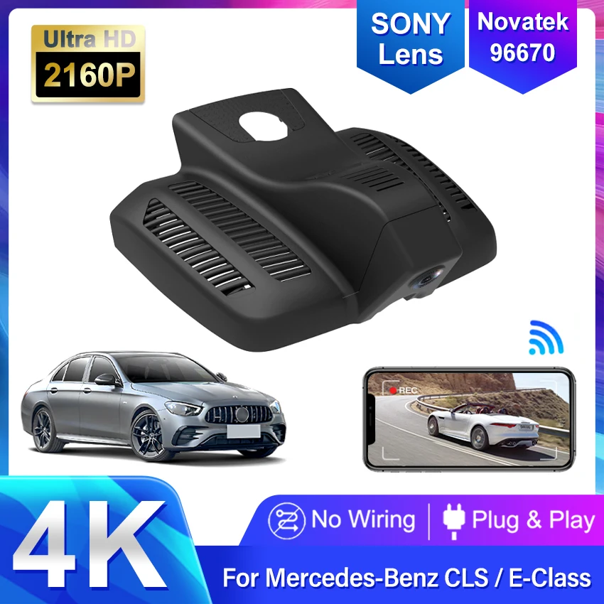 4K Plug and play Car Dvr Dash Cam Camera For Mercedes Benz CLS C257 CLS350 CLS350d CLS450 CLS420d AMG E Class E53 2022 2023