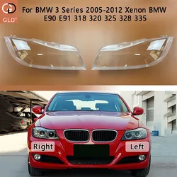 For BMW 3 Series 2005-2012 Xenon BMW E90 E91 318 320 325 328 335 Headlight Transparent Cover Lampshade Headlamp Shell Plexiglass