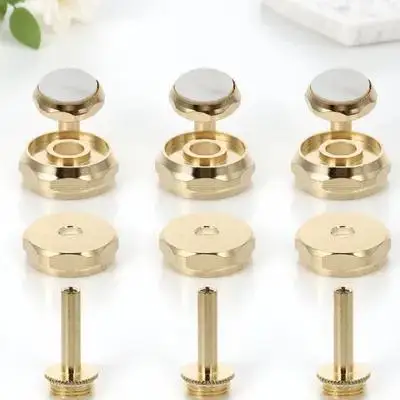 

Button Trumpet Accessory Set Finger Buttons Trumpets Bach Press Covers Bottom Valve Cap for Caps Copper