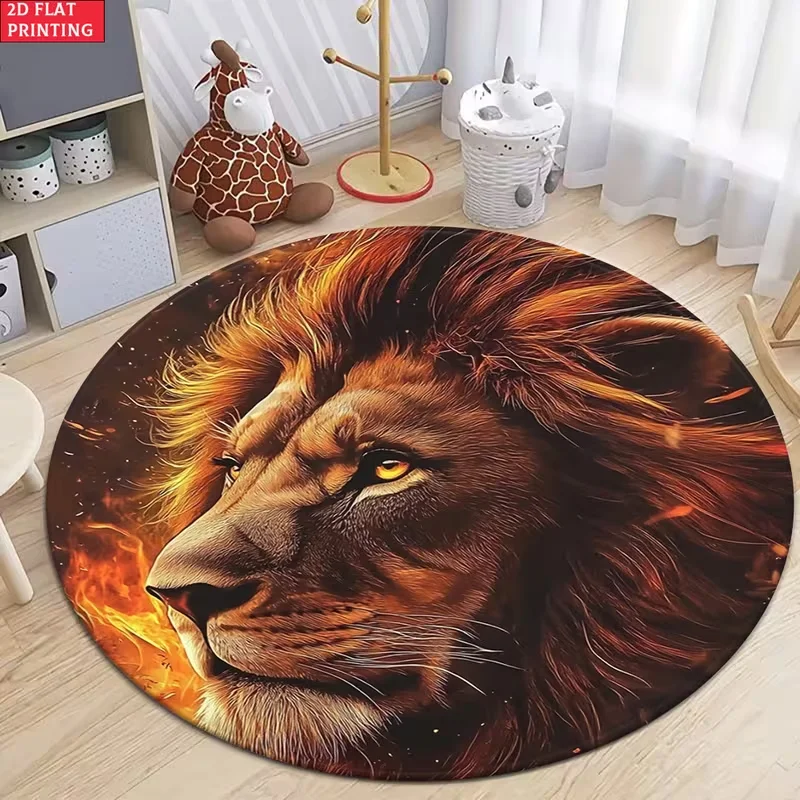 Karpet Bulat Motif Bunga Ayam  - Wholesale Commercial Printing ulasan dan harga