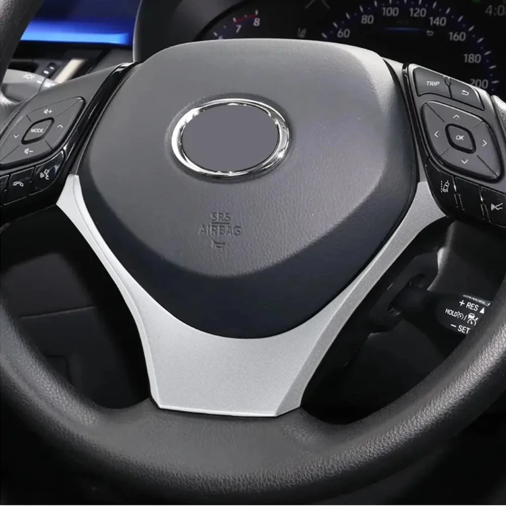 My Good Car Steering Wheel Panel Garnish Cover Frame Trims Strip Car-Styling For Toyota C-HR CHR 2017 2018 Akcesoria samochodowe — zdjęcie 7