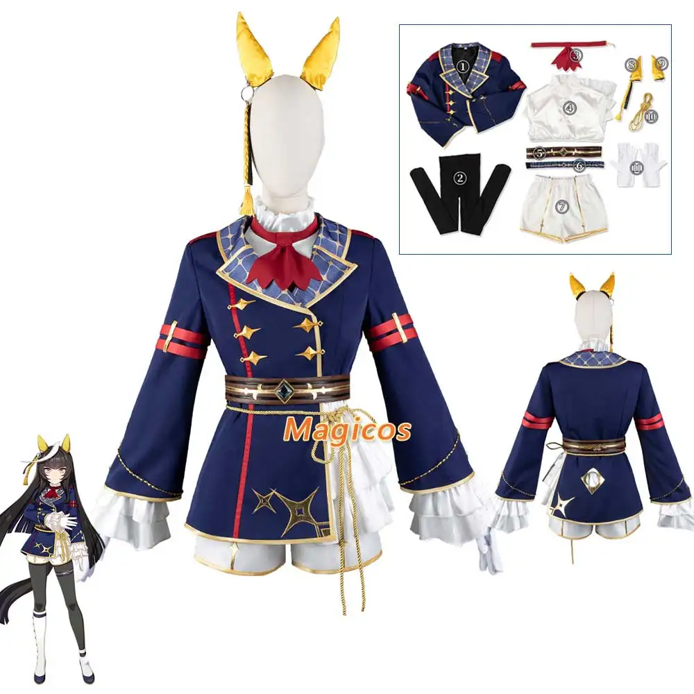 Game Umamusume: Pretty Derby Calstone Light O Cosplay Costume Japanese JK Uniform Skirt Woman Sexy Halloween Carnival Party Suit