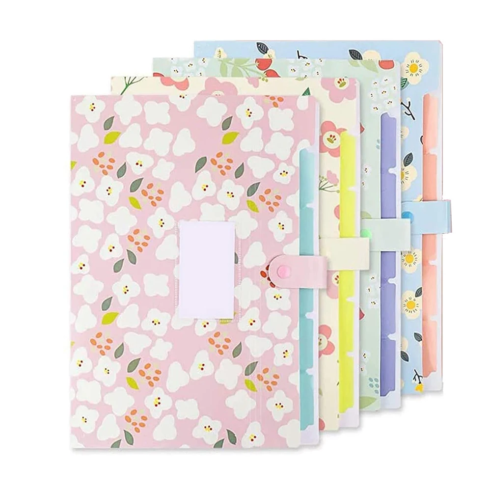 

Snap Closure File Holder File Organizer Desk Organizer Accordion Folder Document Organizer File Folder Floral File Folders