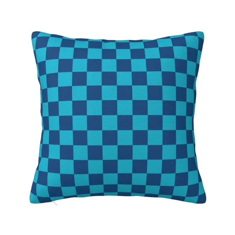 Colorful Geometric Plaid Checkered Throw Pillow Case 60*60cm Decorative Cushion Cover Square Polyester Pillowcase
