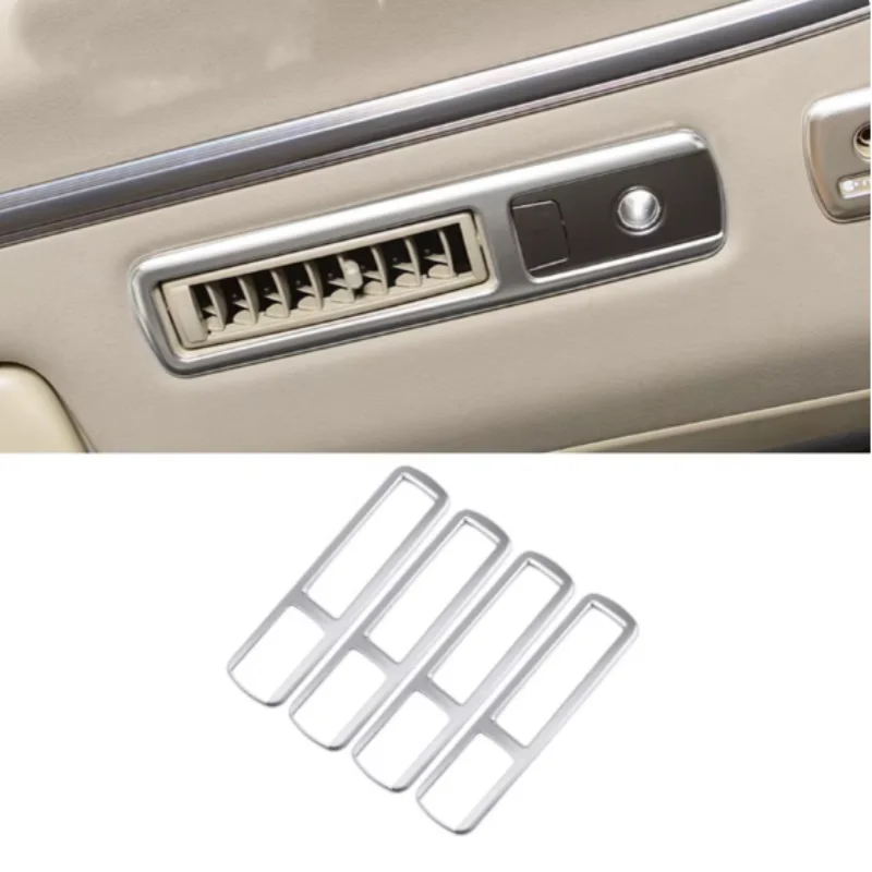 

For Toyota Alphard 30 series 2016-2022 interior Roof Rear Air Confition AC Vent Outlet Cover Stickers Decor Mold Trims