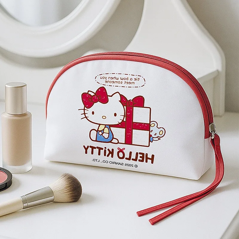 

Miniso Large Makeup Bag Women Kuromi Cosmetic Pouch Travel Organizer Big Capacity Toiletry Portable Carry Case