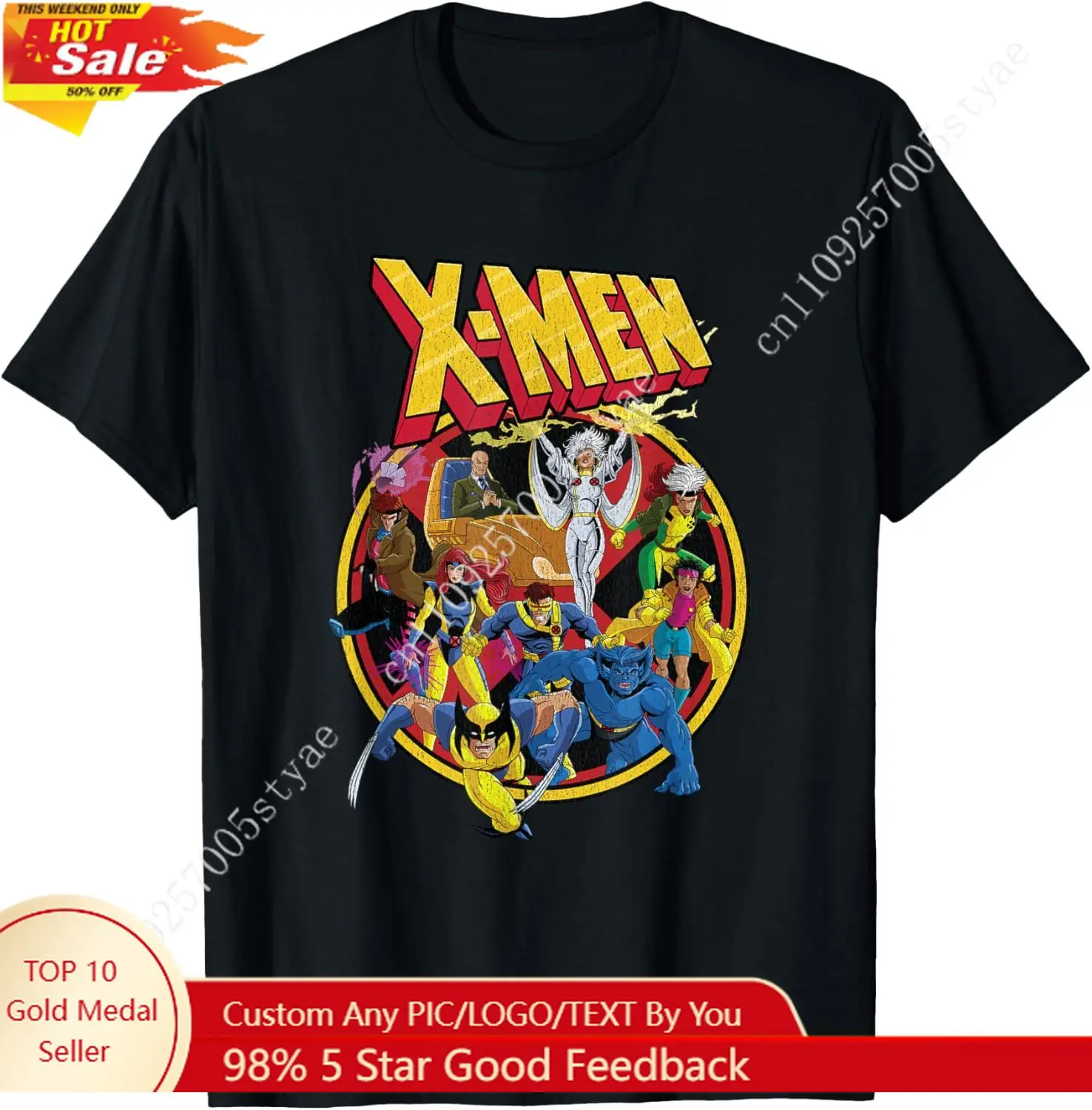 Marvel X-Men Animated Series Retro 90s Mens Womens T-Shirt