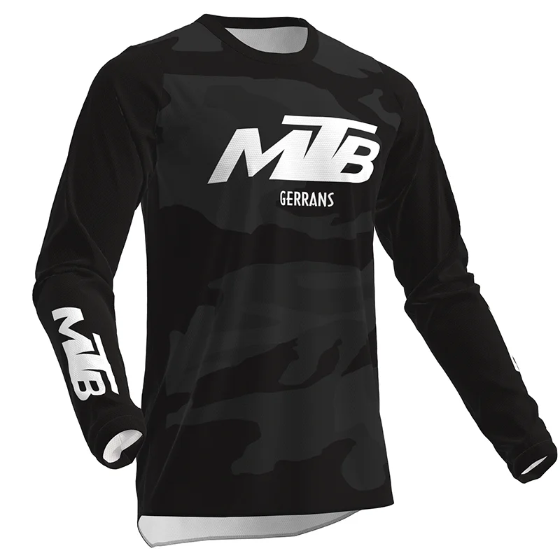 2024 Motocross Shirt Long Sleeve Men Downhill Jersey Off-Road Bicycle Racing T-Shirt Quick Dry Cycling Enduro Gerrans Mtb Jersey