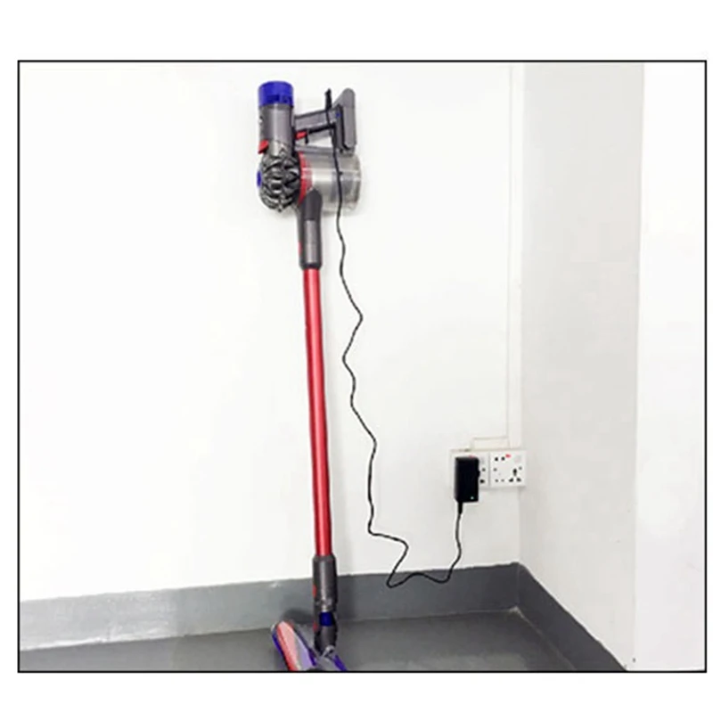 1 pc substituição carregador cinza para dyson v6 v7 v8 fonte de alimentação vácuo sem fio 26.1v 0.6a au plug