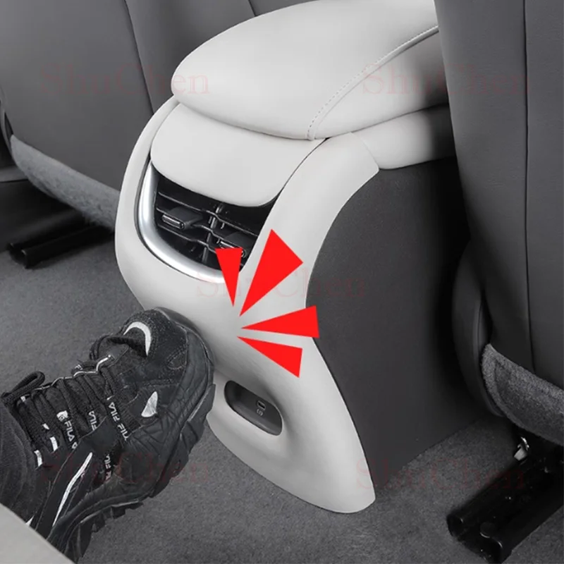 Car Rear Row Anti-kick Covers for IM L6 2024 Rear Air Outlet Anti-Kick Protector Dirt-proof ABS Cover Interior Accessories