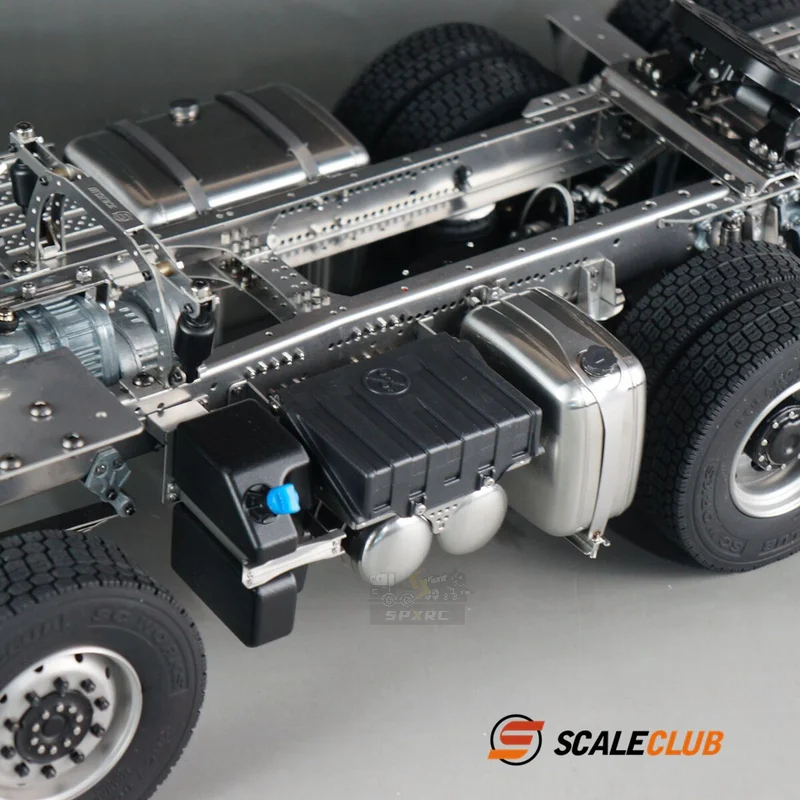 Scaleclub Model  1/14 For Man Tractor Upgrade 6x4 6x6 Full Metal Chassis For Tamiya  RC Trailer Tipper Car Diy Parts