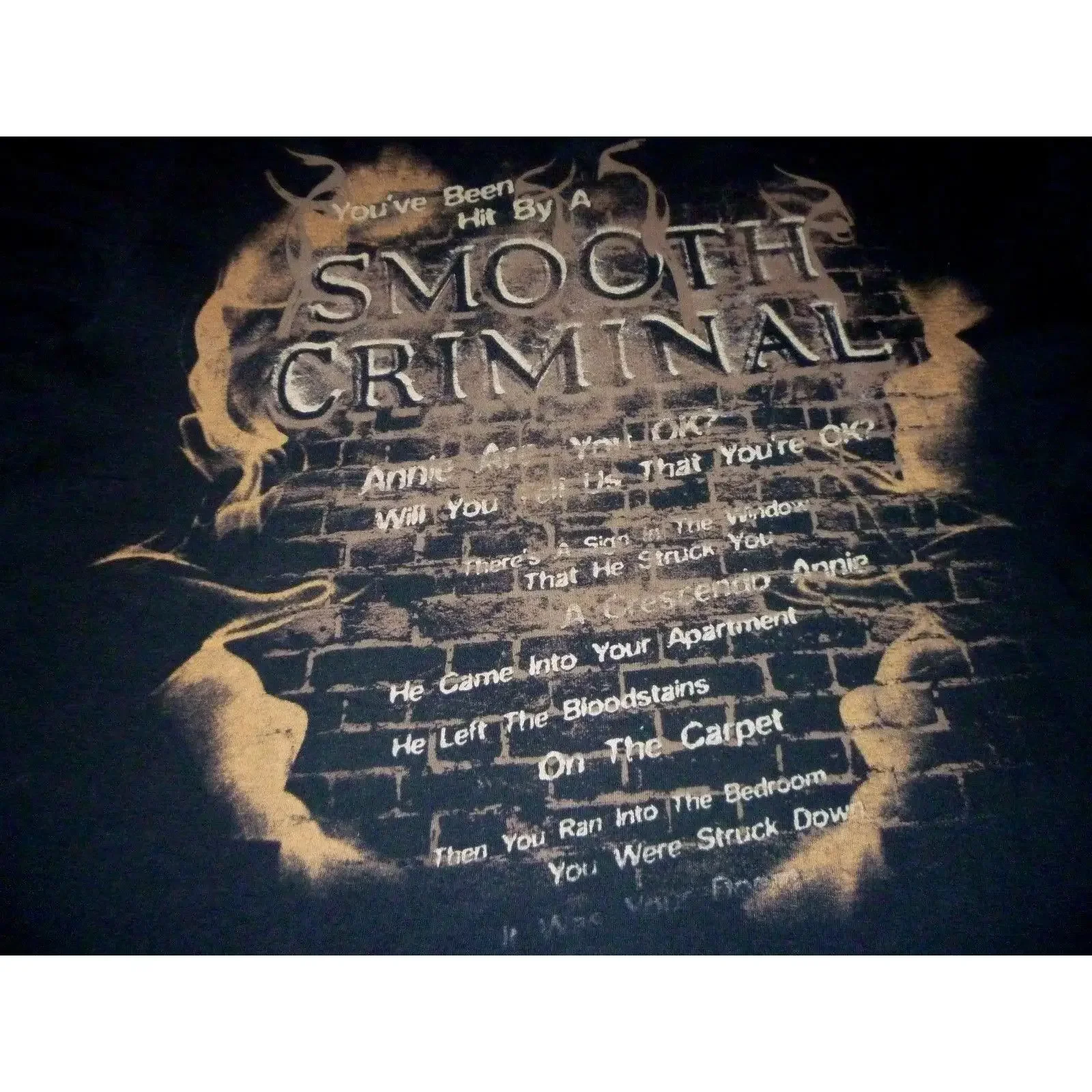 Michael Jackson SMOOTH CRIMINAL T Shirt Used Size L Very Good Condition Image 1 of 3 vintage Washed Versatile designer clothes