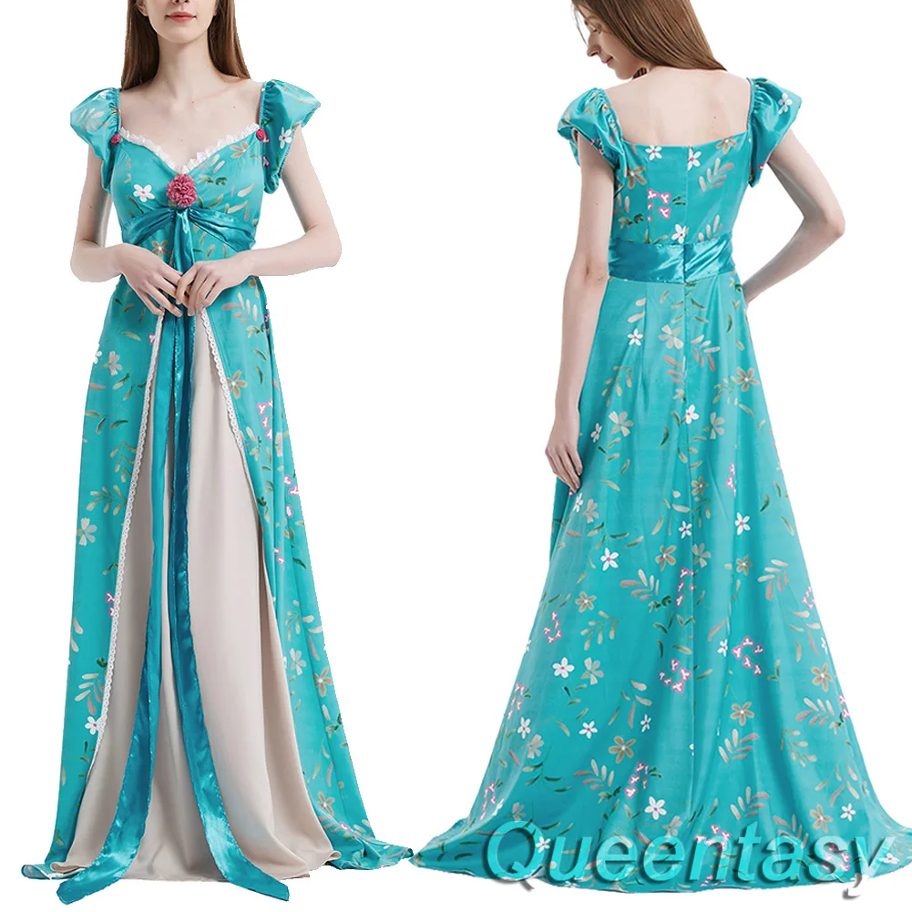 Princess Giselle Cosplay Costume Movie Enchanted Dress Woman Halloween Carnival Party Outfit For Disguise Ladies Role Play