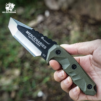 HX Outdoors Mercenary Knife ,Survival Hunting Knife D2 Fixed Blade Knife,Straight Tactical Camping Knives, Edc Tools Dropshipp