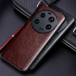 Luxury leather Case for Xiaomi 13 Ultra funda Business solid color Soft TUP&Hard PC Phone cover for xiaomi mi 13 ultra case capa