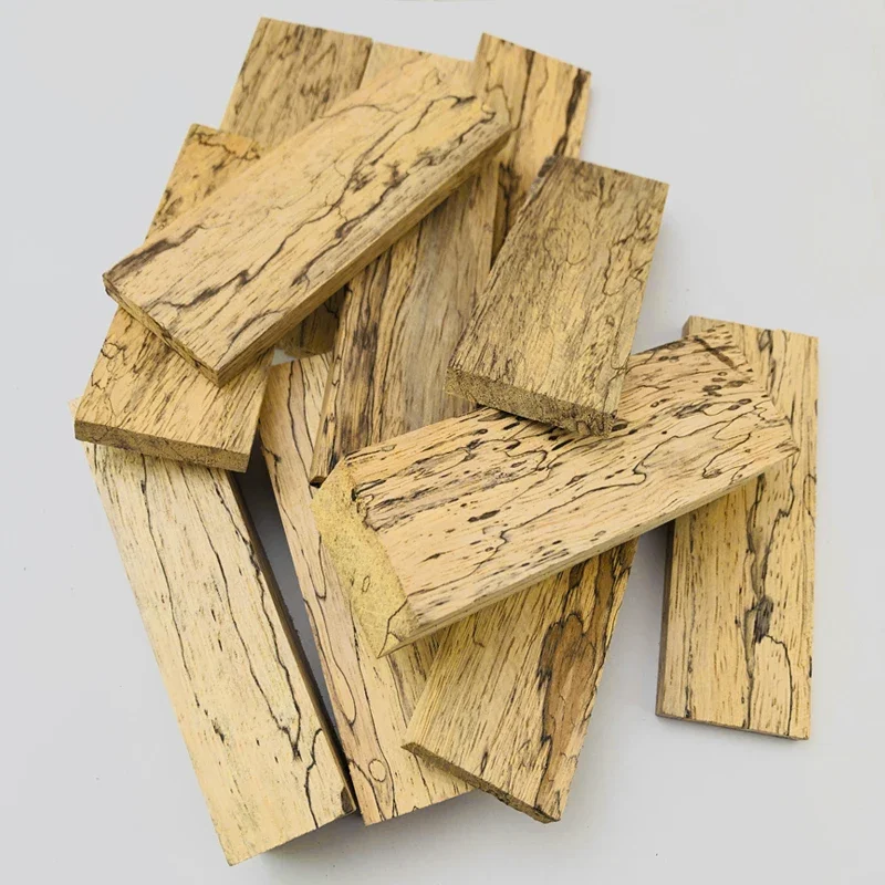 Matural Spalted wood working Making knife handle material DIY Knives material Spalted wood Material
