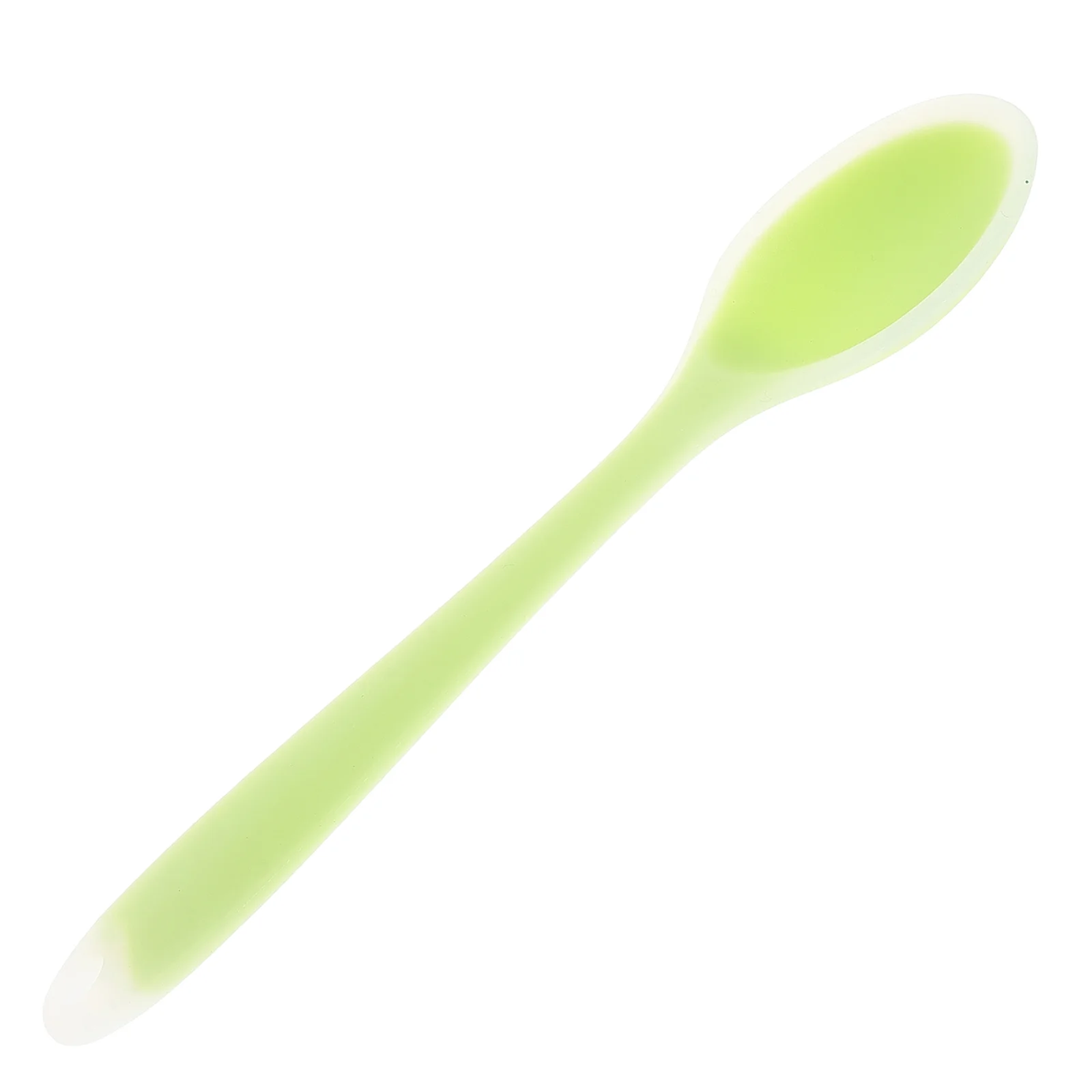 Silicone Food Spoon Training Spoons for Baby Mud Double Head Tableware Long Handle Congee Infant Scraping Soft Tip