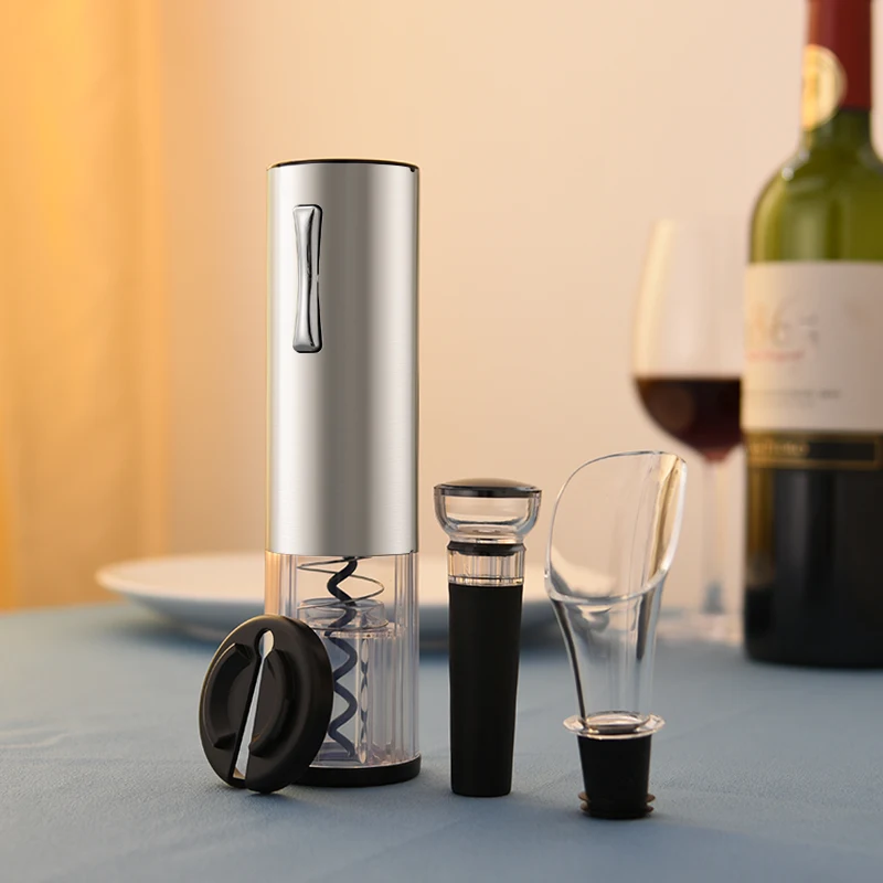 Rechargeable Automatic Wine Bottle Opener With Vacuum Pump Electric Wine Opener Battery Operated Corkscrew Wine Accessor